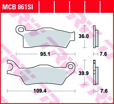 TRW Bremsbelagsatz MCB861SI Bremsbeläge,Bremsklötze,Bremssteine,Bremsbeläge & Bremsbelagsatz,Bremsklötze & Bremsbelagsatz TRW Bremsbelagsatz MCB861SI Bremsbeläge,Bremsklötze,Bremssteine,Bremsbeläge & Bremsbelagsatz,Bremsklötze & Bremsbelagsatz von TRW
