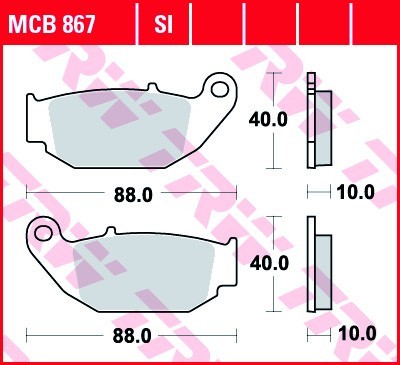 TRW Bremsbelagsatz MCB867 Bremsbeläge,Bremsklötze,Bremssteine,Bremsbeläge & Bremsbelagsatz,Bremsklötze & Bremsbelagsatz TRW Bremsbelagsatz MCB867 Bremsbeläge,Bremsklötze,Bremssteine,Bremsbeläge & Bremsbelagsatz,Bremsklötze & Bremsbelagsatz von TRW
