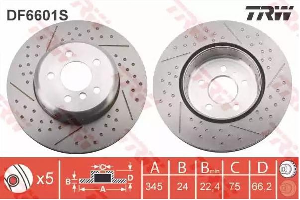 TRW Bremsscheibe BMW DF6601S 34206797600,6797600 Bremsscheiben,Scheibenbremsen TRW Bremsscheibe BMW DF6601S 34206797600,6797600 Bremsscheiben,Scheibenbremsen von TRW