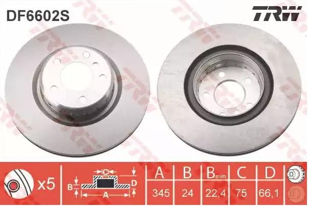 TRW Bremsscheibe BMW DF6602S 34206898719,6797605,6898719 Bremsscheiben,Scheibenbremsen 34206797605 TRW Bremsscheibe BMW DF6602S 34206898719,6797605,6898719 Bremsscheiben,Scheibenbremsen 34206797605 von TRW