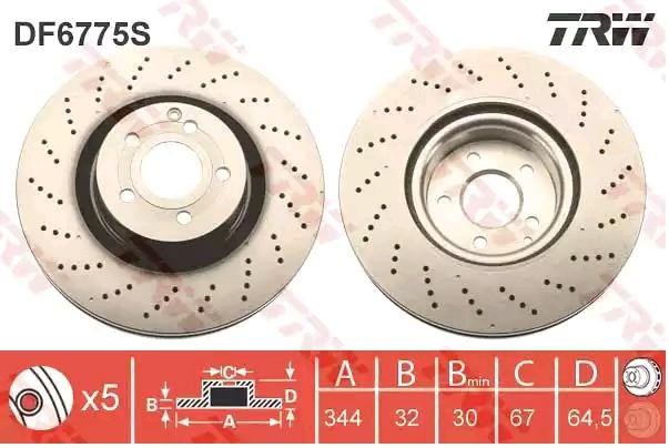 TRW Bremsscheibe MERCEDES-BENZ DF6775S 000421171207,A2074210012,A000421171207 Bremsscheiben,Scheibenbremsen 0004211412,000421141207,000421151207 TRW Bremsscheibe MERCEDES-BENZ DF6775S 000421171207,A2074210012,A000421171207 Bremsscheiben,Scheibenbremsen 0004211412,000421141207,000421151207 von TRW