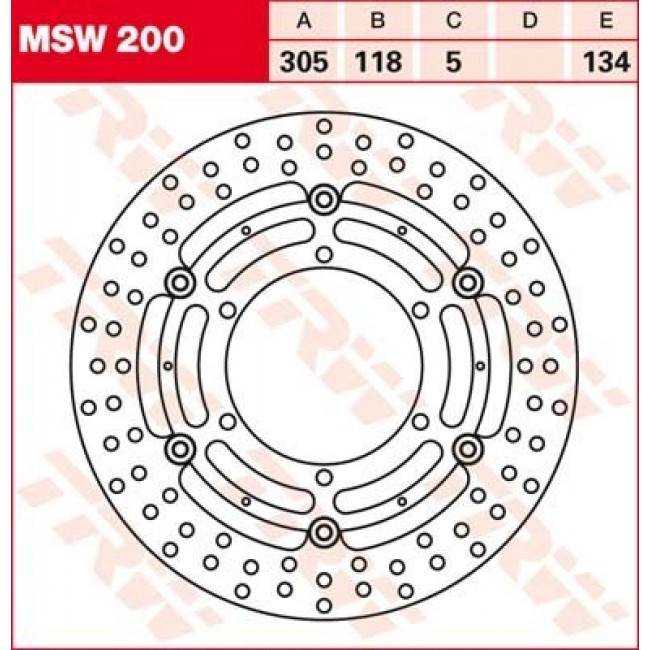 TRW Bremsscheibe MSW200 Bremsscheiben,Scheibenbremsen TRW Bremsscheibe MSW200 Bremsscheiben,Scheibenbremsen von TRW