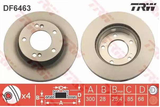 TRW Bremsscheibe SSANGYONG DF6463 4144121000,4144121001,4144121002 Bremsscheiben,Scheibenbremsen TRW Bremsscheibe SSANGYONG DF6463 4144121000,4144121001,4144121002 Bremsscheiben,Scheibenbremsen von TRW