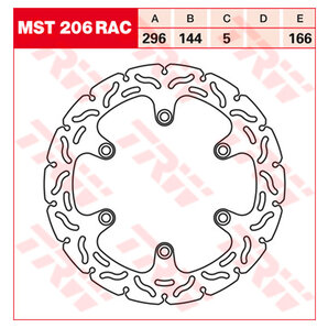 TRW Bremsscheiben Racing Vorne Klappbar, windschnittig TRW Bremsscheiben Racing Vorne Klappbar, windschnittig von TRW
