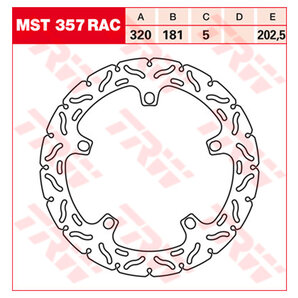 TRW Bremsscheiben Racing Vorne Klappbar, windschnittig TRW Bremsscheiben Racing Vorne Klappbar, windschnittig von TRW