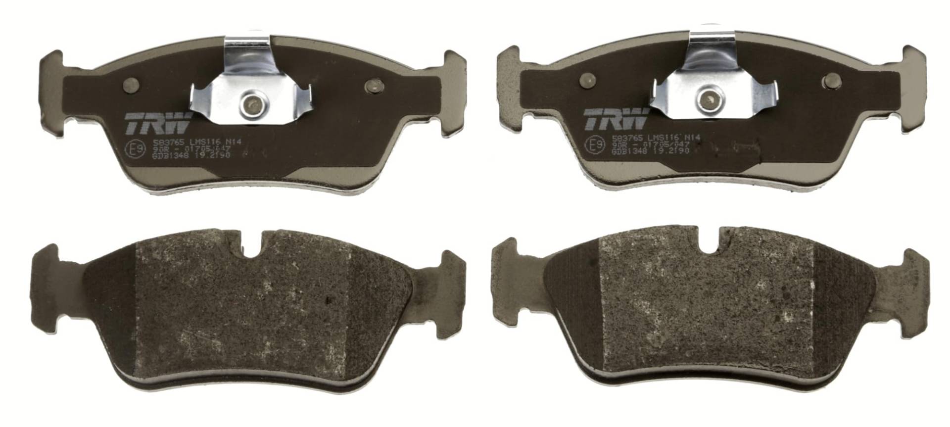 TRW GDB1348 Bremsbelagsatz 4-Teilig für BMW 3 (E46) 1997-2005 Vorderachse und Andere Fahrzeuge TRW GDB1348 Bremsbelagsatz 4-Teilig für BMW 3 (E46) 1997-2005 Vorderachse und Andere Fahrzeuge von TRW