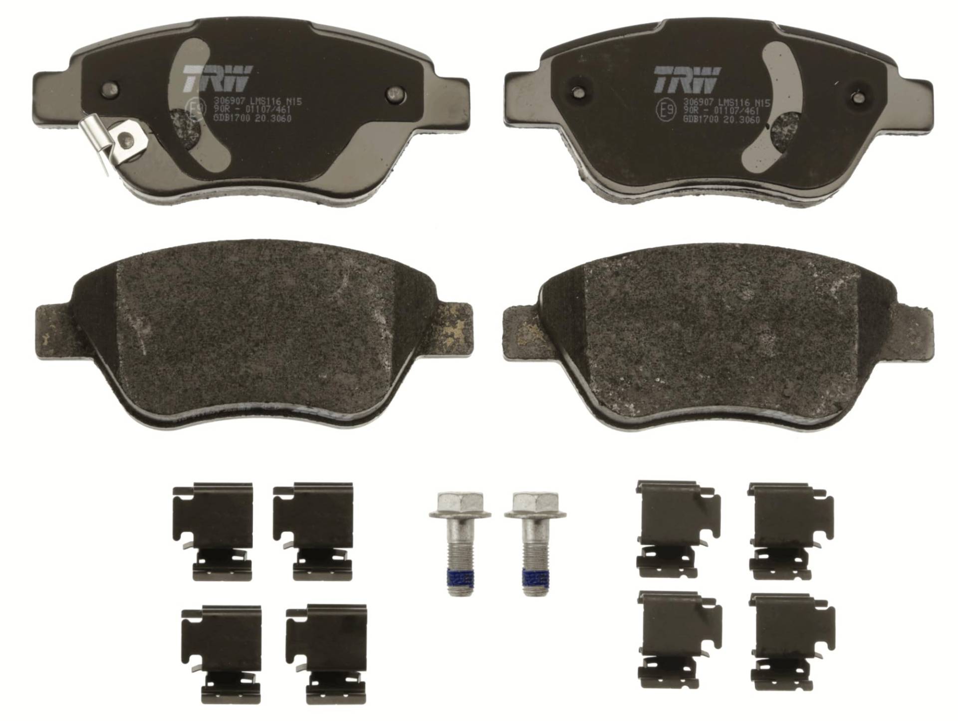 TRW GDB1700 Bremsbelagsatz 4-Teilig für Opel Corsa D (S07) 2006-2015 Vorderachse und Andere Fahrzeuge TRW GDB1700 Bremsbelagsatz 4-Teilig für Opel Corsa D (S07) 2006-2015 Vorderachse und Andere Fahrzeuge von TRW