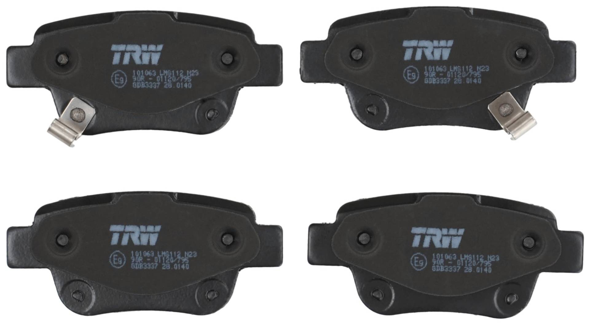TRW GDB3337 Bremsbelagsatz, Scheibenbremse von TRW