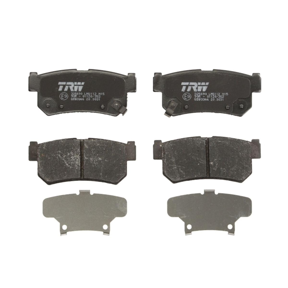 TRW GDB3366 Bremsbelag TRW GDB3366 Bremsbelag von TRW