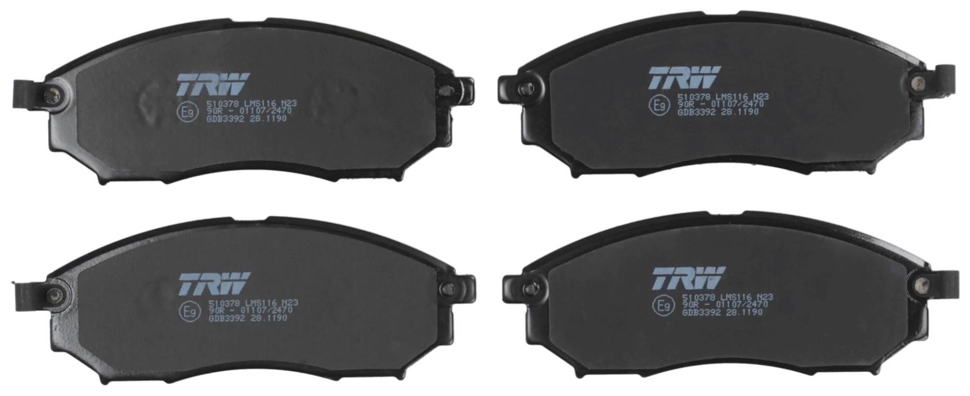 TRW GDB3392 Bremsbelag TRW GDB3392 Bremsbelag von TRW
