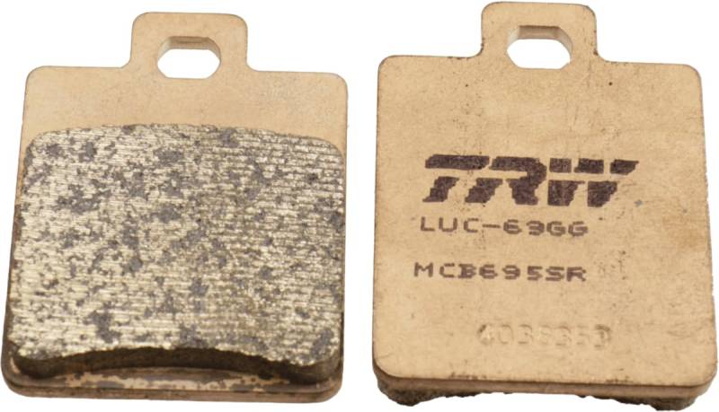 TRW MCB695SR Sinter Sportive Scooter Bremsbelagsatz für Peugeot Motorcycles Speedfight 1 LC 1996-2000 Hinterachse und andere Motorräder von TRW