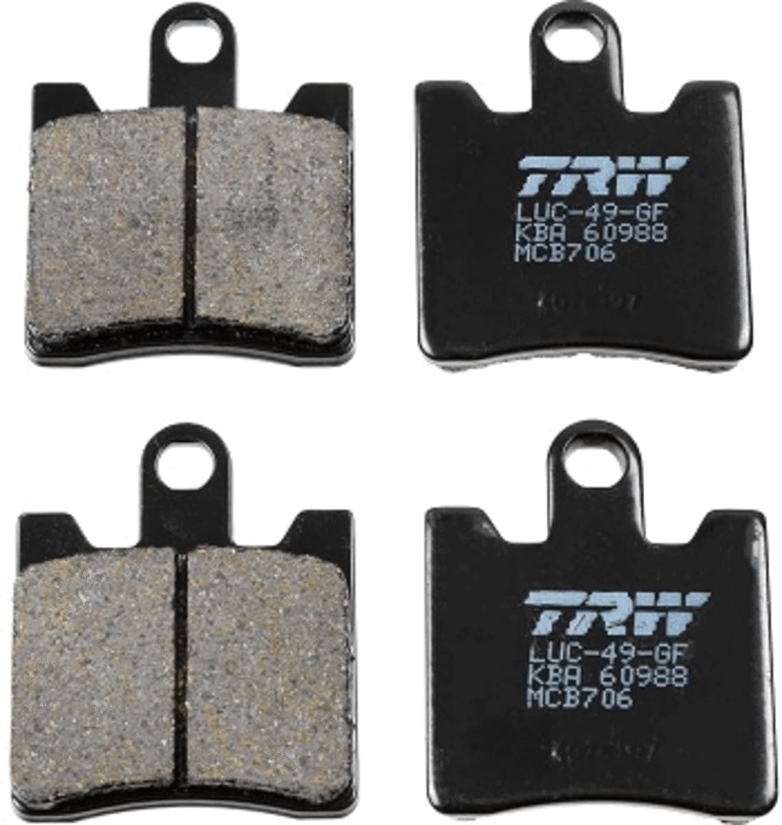 TRW MCB706 Organic Allround Bremsbelagsatz für DAELIM S2 2005-2009 Vorderachse und andere Motorräder TRW MCB706 Organic Allround Bremsbelagsatz für DAELIM S2 2005-2009 Vorderachse und andere Motorräder von TRW