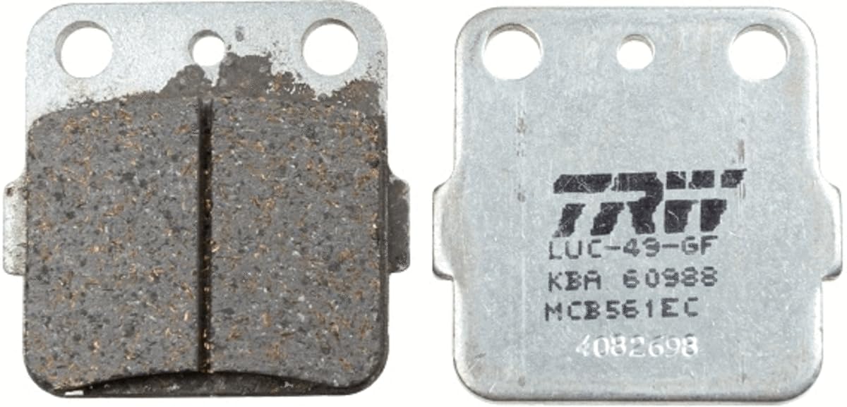 TRW MCB561EC Organic Eco Bremsbelagsatz für Suzuki Motorcycles RM 1975 - Hinterachse und andere Motorräder TRW MCB561EC Organic Eco Bremsbelagsatz für Suzuki Motorcycles RM 1975 - Hinterachse und andere Motorräder von TRW