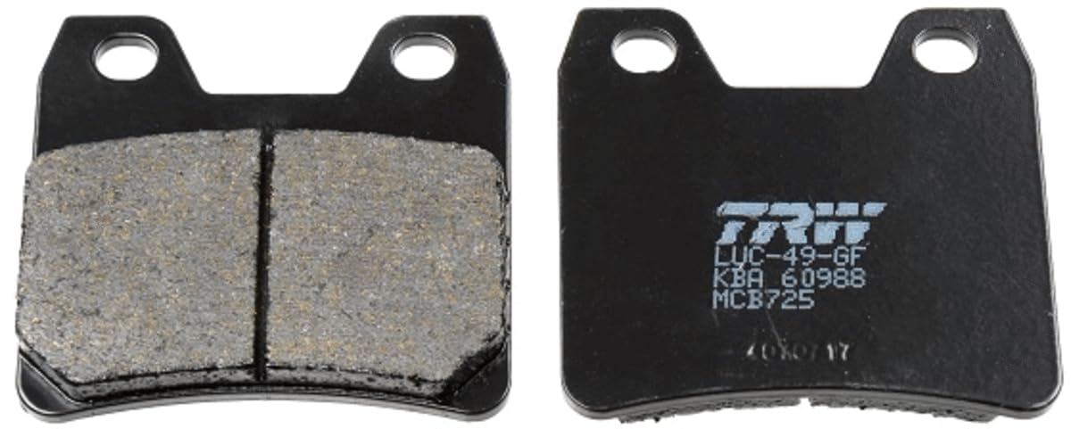 TRW MCB725 Organic Allround Bremsbelagsatz für Yamaha FZS Hinterachse und andere Motorräder TRW MCB725 Organic Allround Bremsbelagsatz für Yamaha FZS Hinterachse und andere Motorräder von TRW