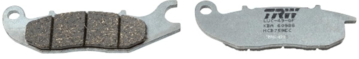 TRW MCB759EC Organic Eco Bremsbelagsatz für Honda CBF Vorderachse und andere Motorräder TRW MCB759EC Organic Eco Bremsbelagsatz für Honda CBF Vorderachse und andere Motorräder von TRW
