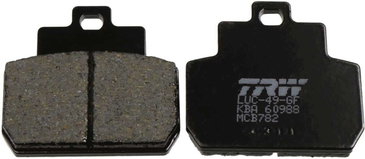 TRW MCB782 Organic Allround Bremsbelagsatz für Piaggio MP3 Hinterachse und andere Motorräder TRW MCB782 Organic Allround Bremsbelagsatz für Piaggio MP3 Hinterachse und andere Motorräder von TRW
