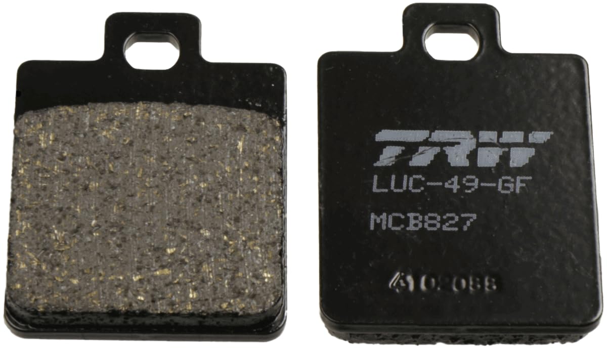 TRW MCB827 Organic Allround Bremsbelagsatz für Piaggio Liberty Vorderachse und andere Motorräder TRW MCB827 Organic Allround Bremsbelagsatz für Piaggio Liberty Vorderachse und andere Motorräder von TRW