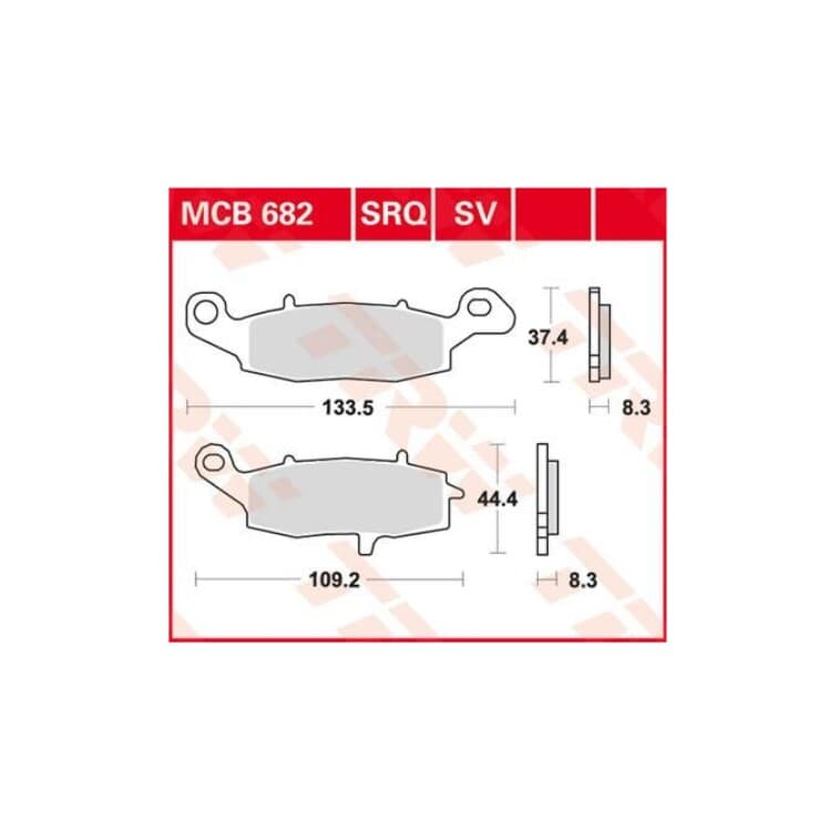 TRW Motorrad Bremsbel?ge vorne Kawasaki KLR VN Z Suzuki DL GSR GSX SV VX TRW Motorrad Bremsbel?ge vorne Kawasaki KLR VN Z Suzuki DL GSR GSX SV VX von TRW