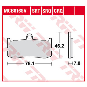 TRW Sintermetall Bremsbeläge ECE R90 homologiert von TRW