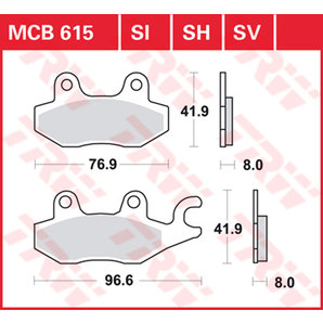 TRW Sintermetall Bremsbeläge ECE R90 homologiert TRW Sintermetall Bremsbeläge ECE R90 homologiert von TRW