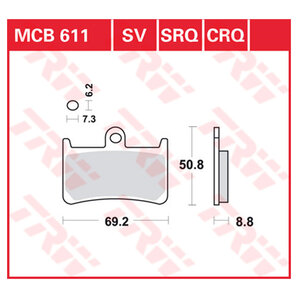 TRW Sintermetall TRQ Bremsbeläge mit Straßenzulassung TRW Sintermetall TRQ Bremsbeläge mit Straßenzulassung von TRW