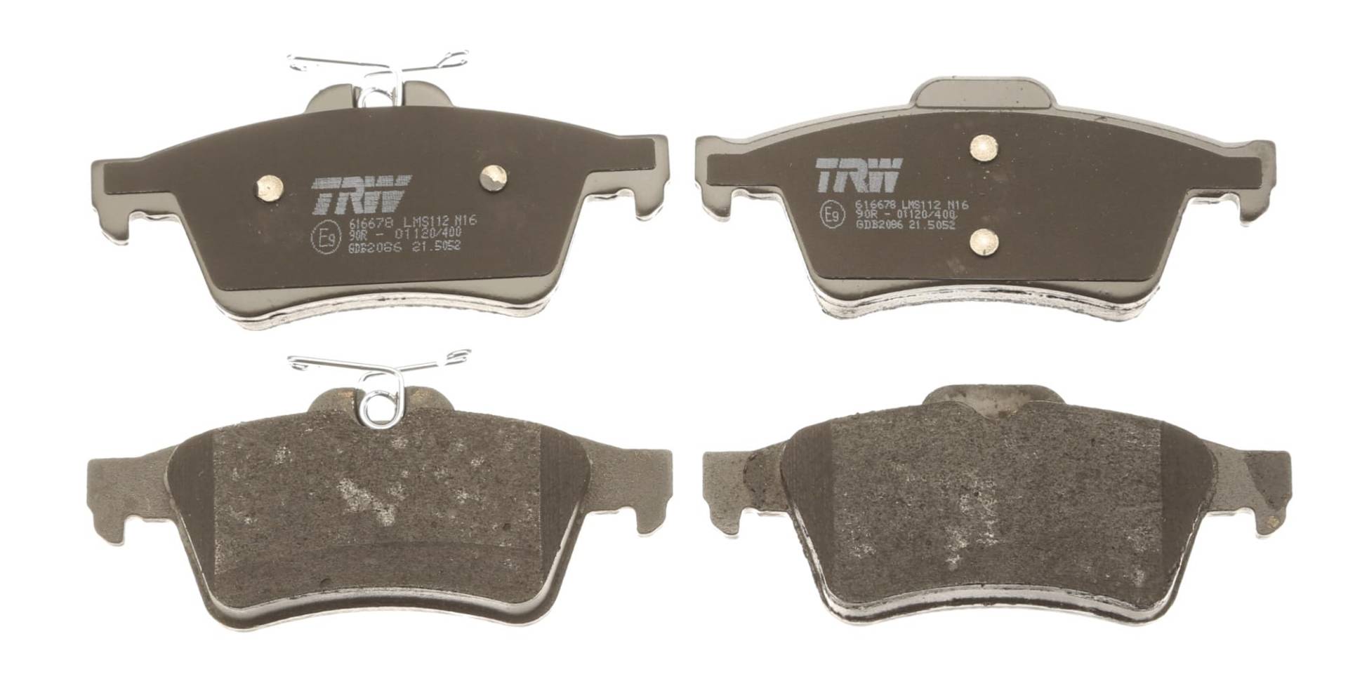 TRW GDB2086 Bremsbelagsatz 4-Teilig für Ford Focus III Turnier 2010 - Hinterachse und Andere Fahrzeuge TRW GDB2086 Bremsbelagsatz 4-Teilig für Ford Focus III Turnier 2010 - Hinterachse und Andere Fahrzeuge von TRW