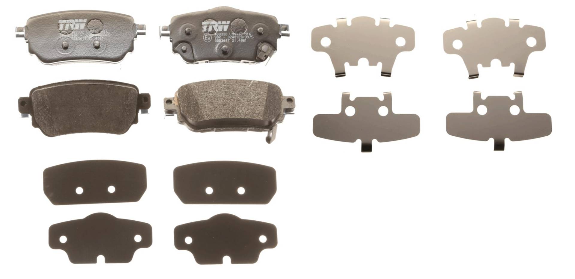 TRW GDB3617 Bremsbelagsatz 4-Teilig für Nissan Qashqai II SUV (J11, J11_) 2013 - Hinterachse und Andere Fahrzeuge TRW GDB3617 Bremsbelagsatz 4-Teilig für Nissan Qashqai II SUV (J11, J11_) 2013 - Hinterachse und Andere Fahrzeuge von TRW