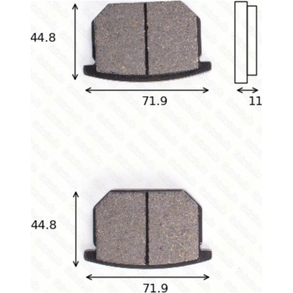 Trw 1026std bremsklötze scheibenbremsbeläge mcb 501 mit abe Trw 1026std bremsklötze scheibenbremsbeläge mcb 501 mit abe von TRW