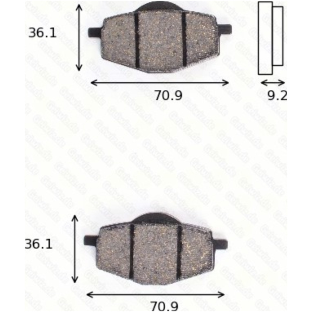 Trw 1066std bremsklötze scheibenbremsbeläge mcb 539 mit abe Trw 1066std bremsklötze scheibenbremsbeläge mcb 539 mit abe von TRW
