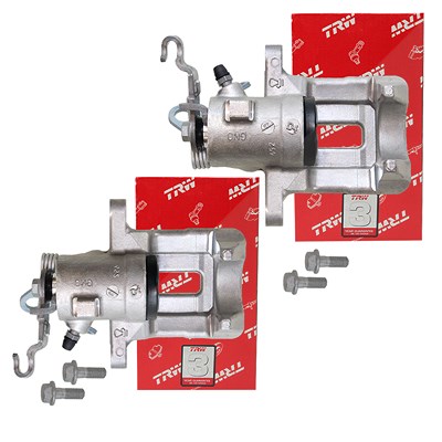 Trw 2x Bremssattel hinten links + rechts für Audi, Seat, Skoda, VW von TRW