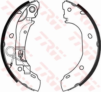 Trw Bremsbackensatz [Hersteller-Nr. GS8472] für Citroën, Fiat, Peugeot von TRW