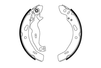 Trw Bremsbackensatz [Hersteller-Nr. GS8814] für Ford von TRW