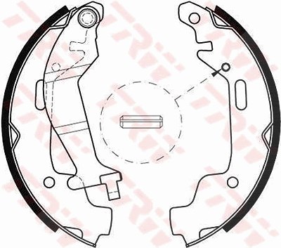 Trw Bremsbackensatz [Hersteller-Nr. GS8468] für Opel, Vauxhall von TRW