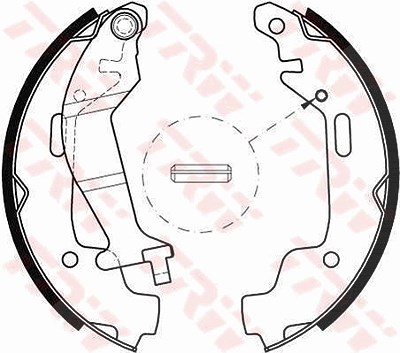 Trw Bremsbackensatz [Hersteller-Nr. GS8468] für Opel von TRW