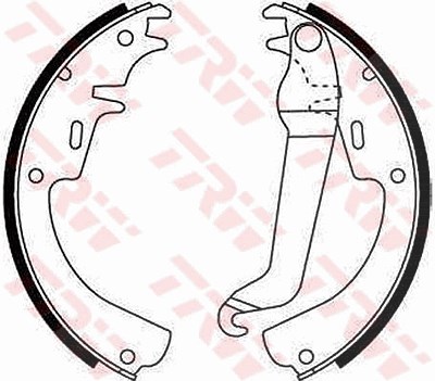 Trw Bremsbackensatz Trw Bremsbackensatz von TRW