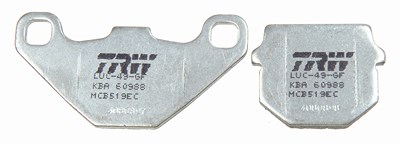 Trw Bremsbelagsatz, Scheibenbremse [Hersteller-Nr. MCB519EC] von TRW