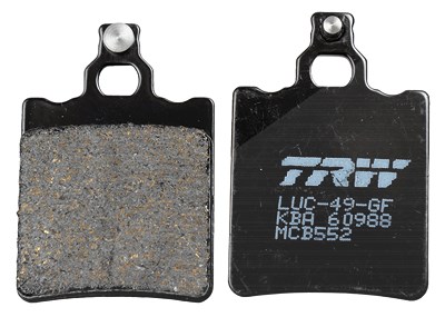 Trw Bremsbelagsatz, Scheibenbremse [Hersteller-Nr. MCB552] von TRW