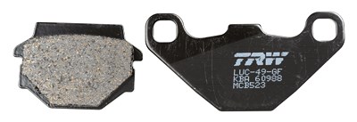 Trw Bremsbelagsatz, Scheibenbremse [Hersteller-Nr. MCB523] von TRW