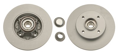 Trw 1x Bremsscheibe mit Radlager mit ABS-Ring Hinterachse [Hersteller-Nr. DF6042BS] für Citroën, Ds, Peugeot von TRW