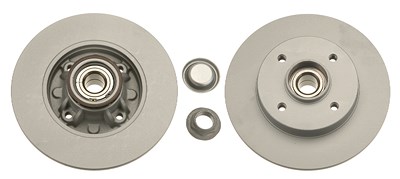 Trw Bremsscheibe mit Radlager mit ABS-Ring Hinterachse [Hersteller-Nr. DF6042BS] für Citroën, Ds, Peugeot von TRW