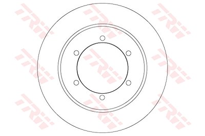 Trw Bremsscheibe [Hersteller-Nr. DF6790] für Nissan von TRW