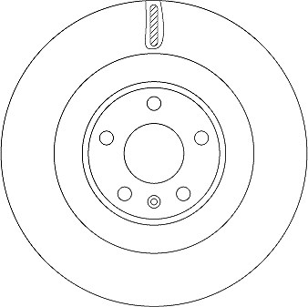 Trw 1x Bremsscheibe [Hersteller-Nr. DF6750S] für Audi, VW von TRW