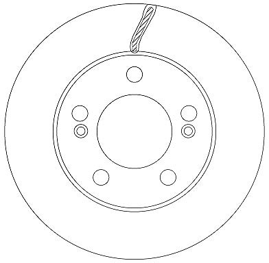 Trw Bremsscheibe [Hersteller-Nr. DF6888] für Ssangyong von TRW