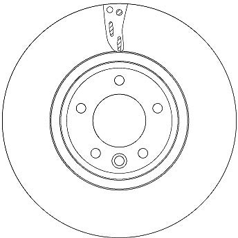 Trw Bremsscheibe [Hersteller-Nr. DF6954S] für Land Rover von TRW