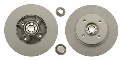 Trw 1x Bremsscheibe Hinten Voll mit Radlager [Hersteller-Nr. DF6128BS] für Citroën, Ds, Ds (capsa), Peugeot von TRW