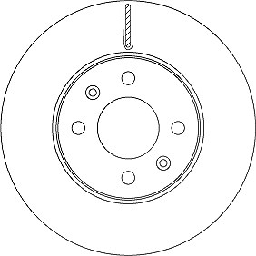 Trw Bremsscheibe [Hersteller-Nr. DF6794] für Hyundai, Kia von TRW