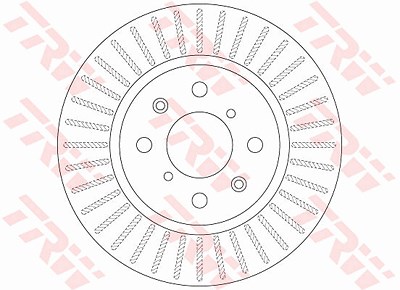 Trw Bremsscheibe [Hersteller-Nr. DF6232] für Suzuki von TRW
