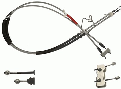 Trw Seilzug, Feststellbremse [Hersteller-Nr. GCH556] für Ford von TRW