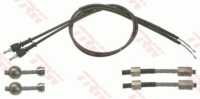 Trw Seilzug, Feststellbremse [Hersteller-Nr. GCH265] für Mg, Rover von TRW