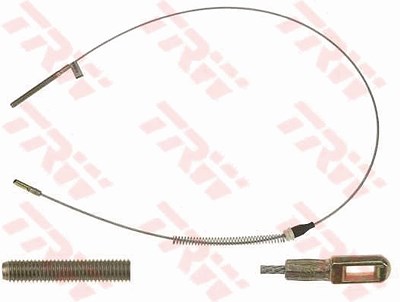 Trw Seilzug, Feststellbremse [Hersteller-Nr. GCH1651] für Chevrolet, Opel, Vauxhall von TRW